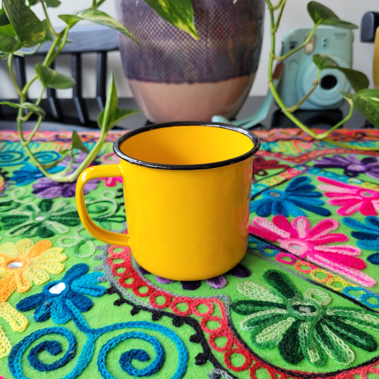 Set de Tazas de Fierro Esmaltado - 370ml