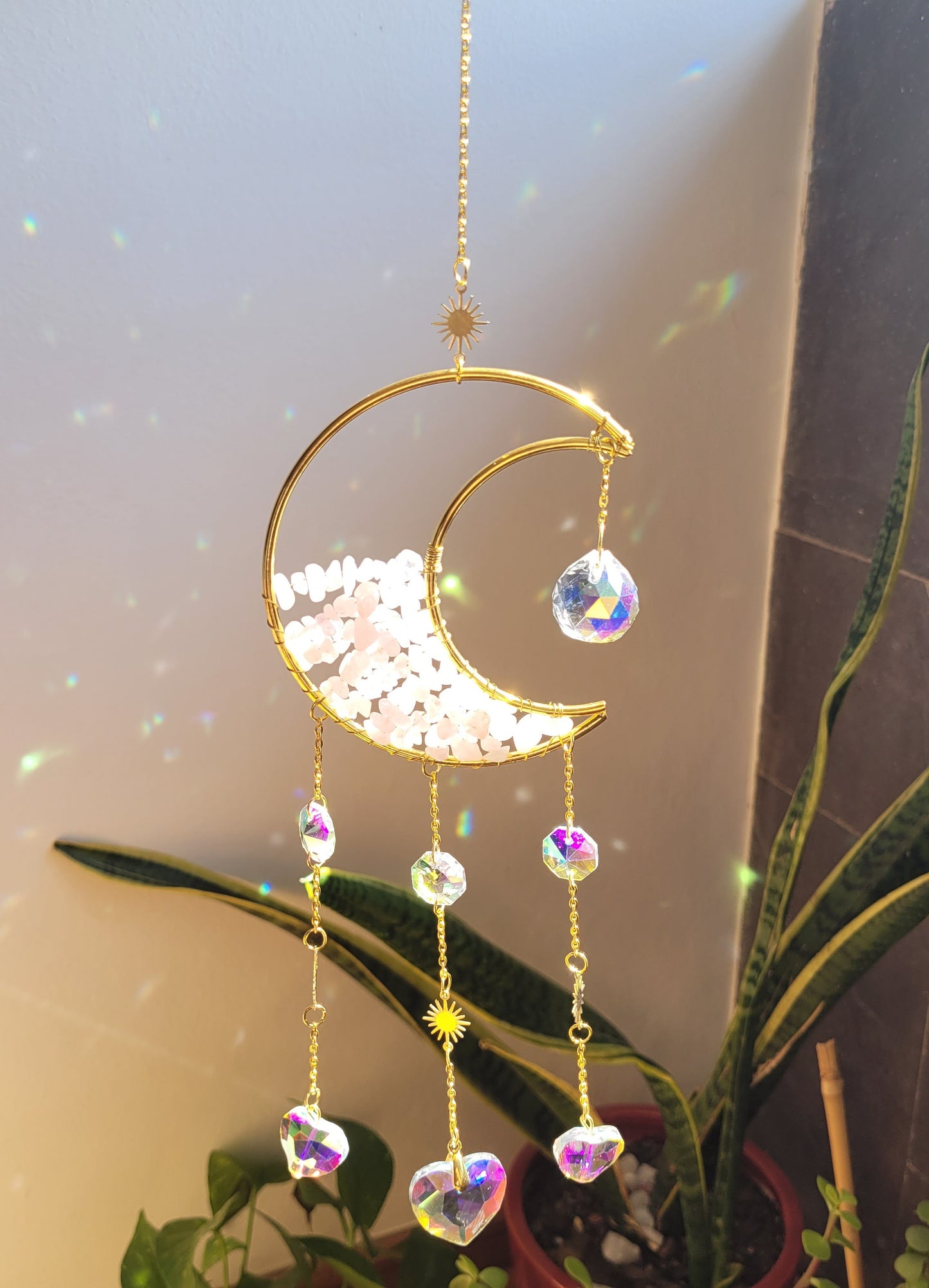 💖 Colgante de Cuarzo Rosa - El Cristal del Amor