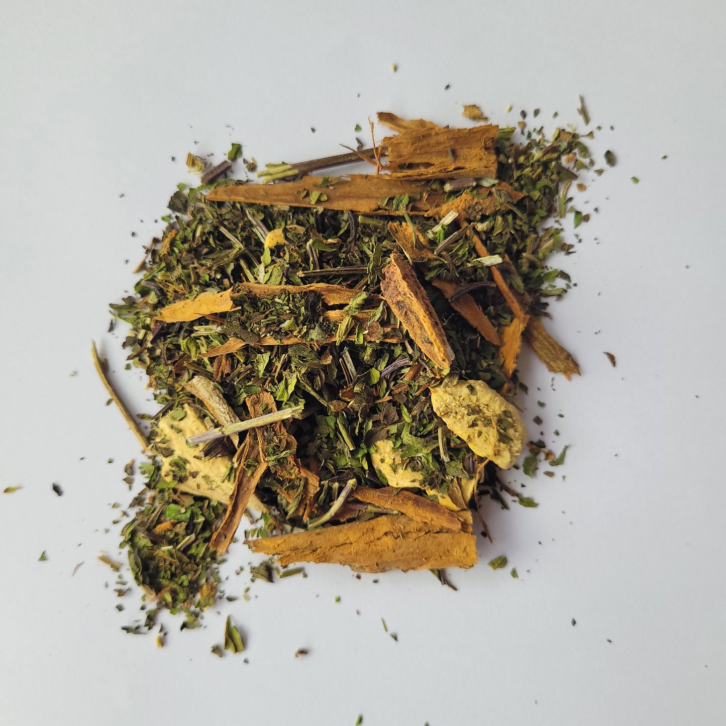 Revitalizante, cálida y Digestiva (Jengibre-Menta-Canela)
