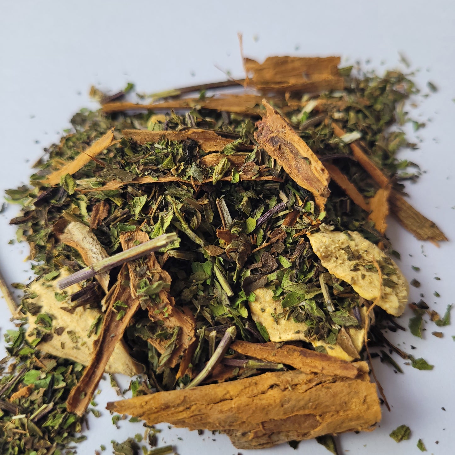 Revitalizante, cálida y Digestiva (Jengibre-Menta-Canela)