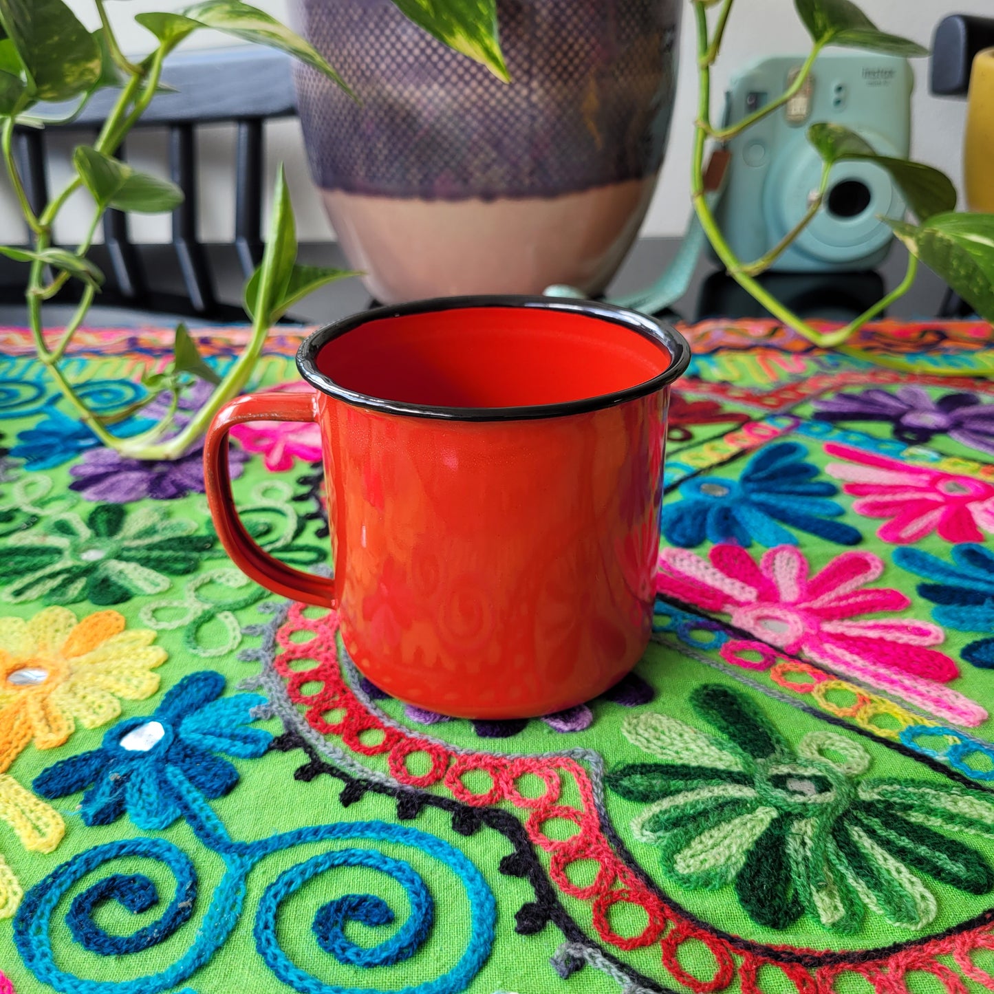 Set de Tazas de Fierro Esmaltado - 370ml