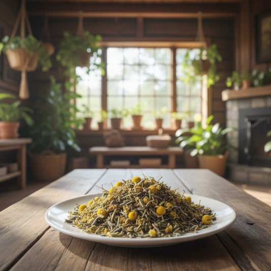Calmante y Relajante (Caléndula-Manzanilla-lavanda)