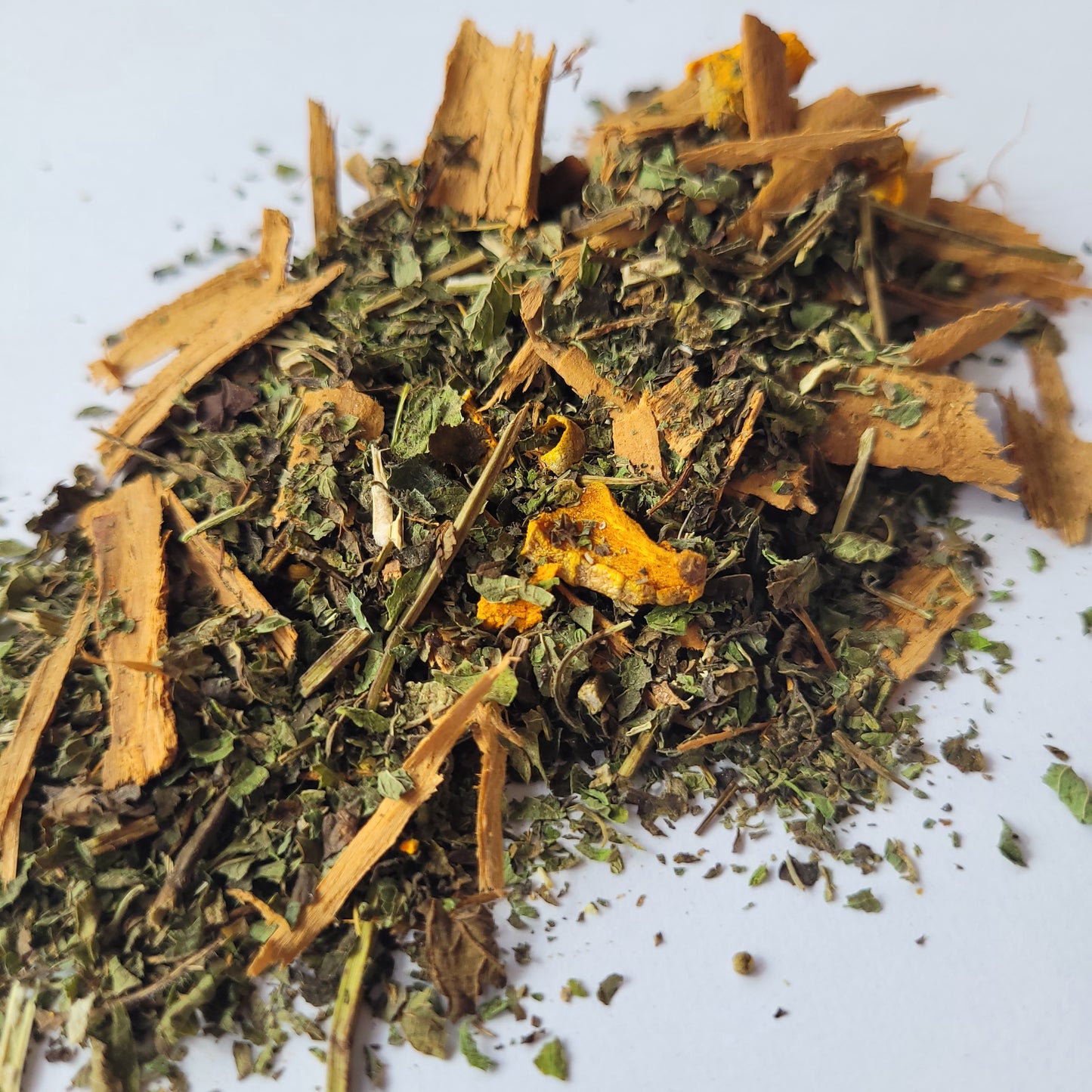 Relajante, Antiinflamatoria y ayuda a la Circulación  (Melissa-Cúrcuma-Canela)