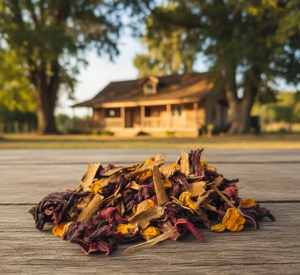 Antioxidante y ayuda a la circulación (Hibisco-Cúrcuma-Canela) 100 GR