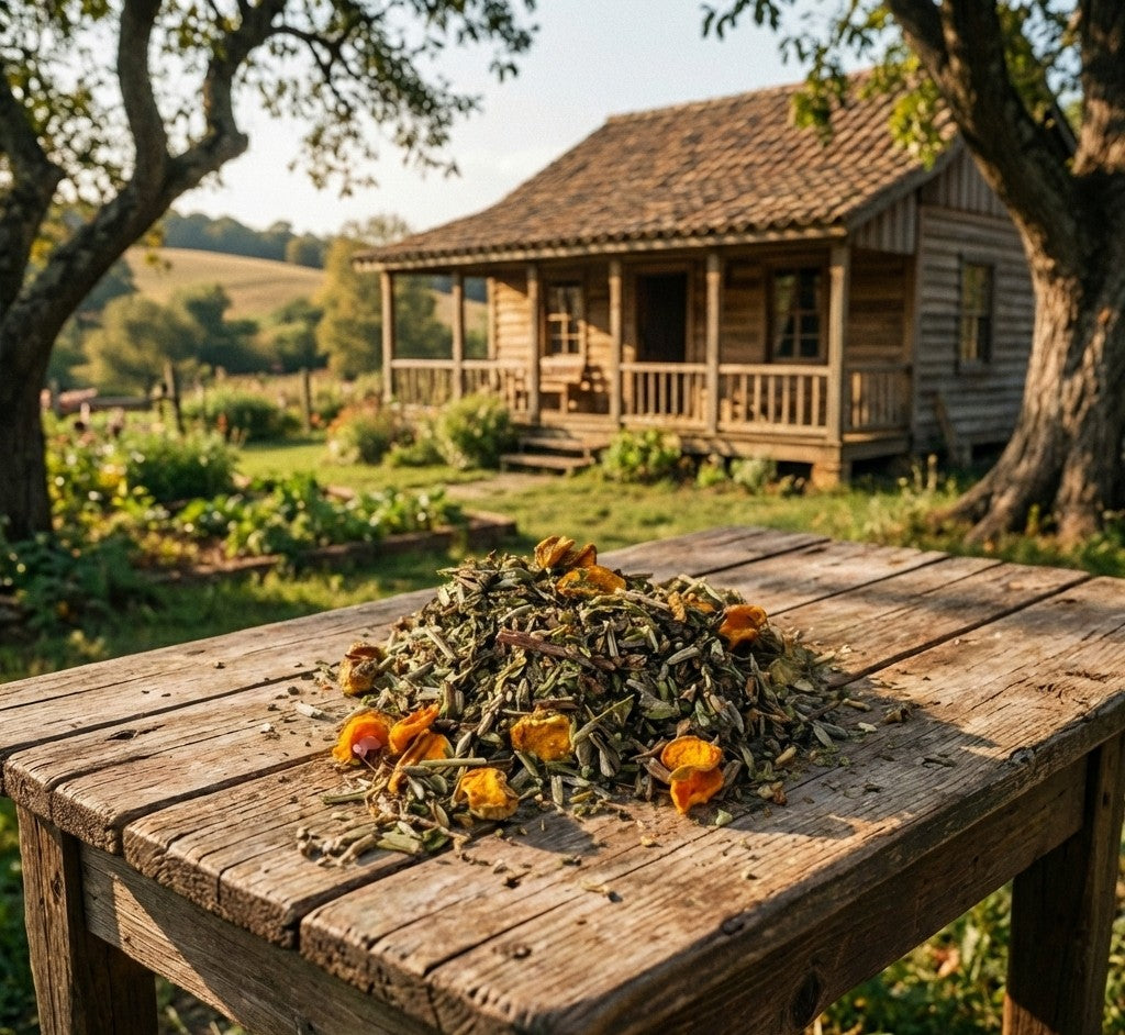 Calmante, Antinflamatoria y Digestiva (Lavanda-Cúrcuma-Menta)